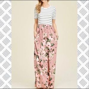 Floral maxi dress